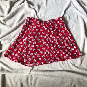Floral printed skirt